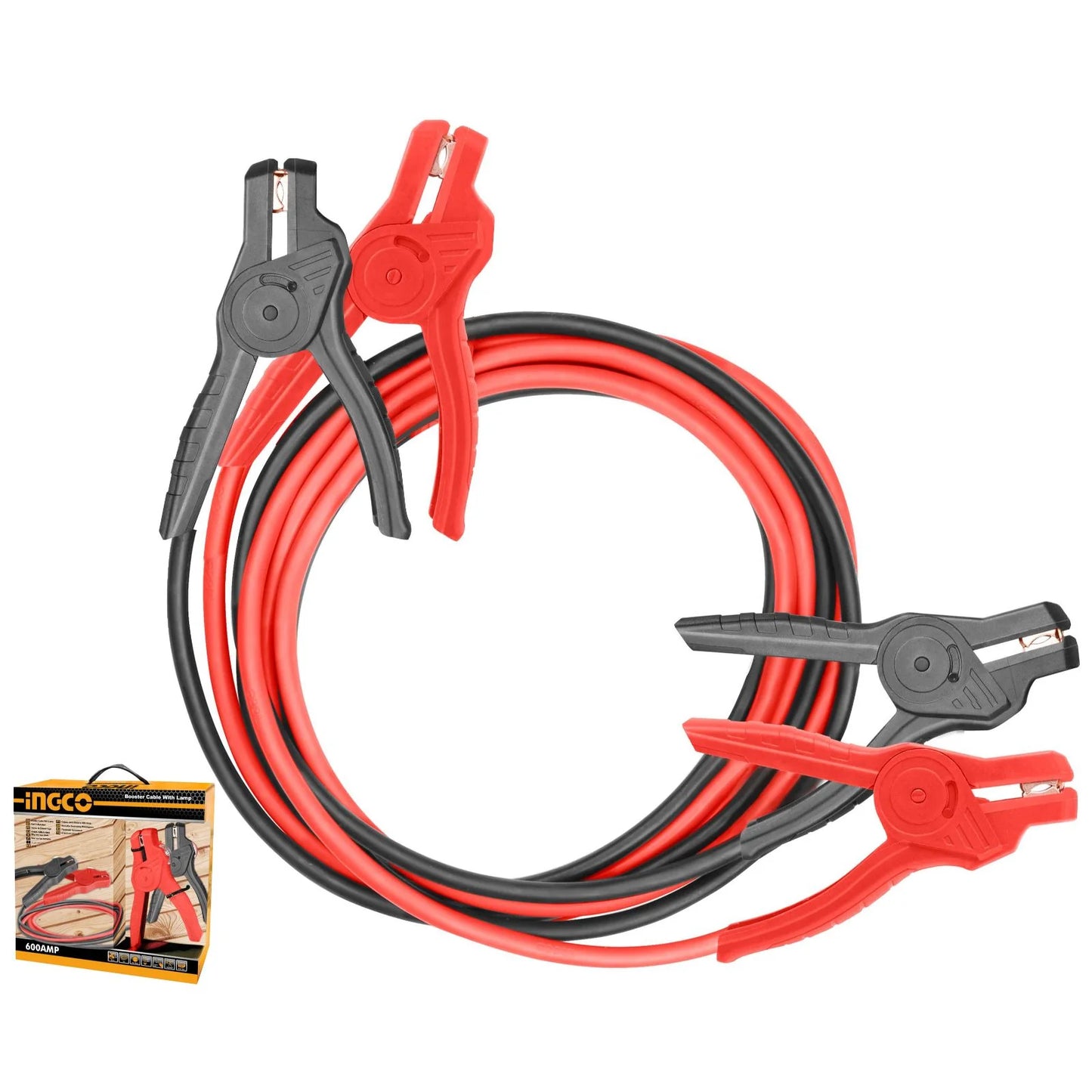 INGCO Professional 600A Heavy-Duty Booster Cables (HBTCP6008)