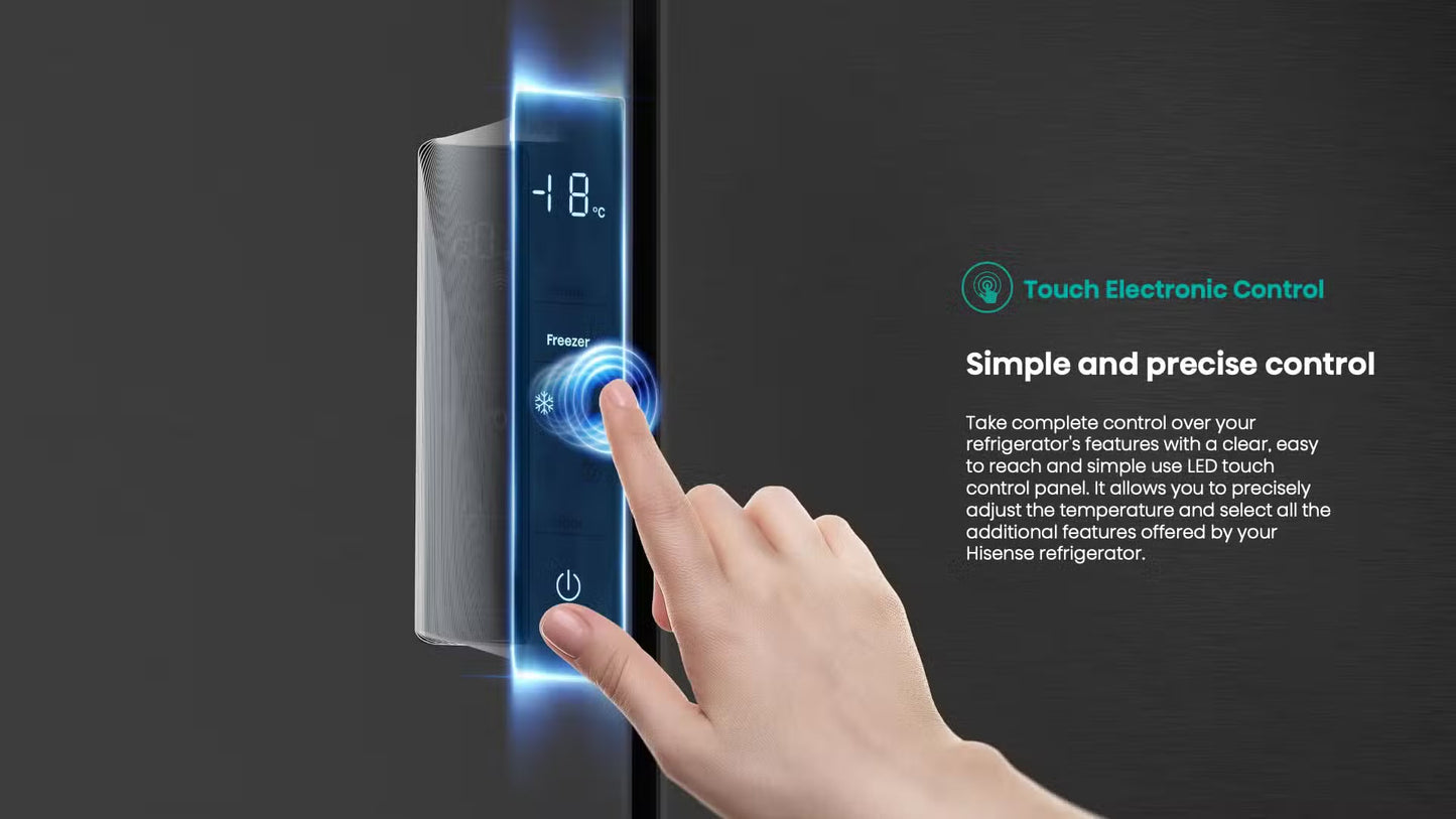 Hisense H800SB-WD | (Side By Side) Refrigerator smart fridge