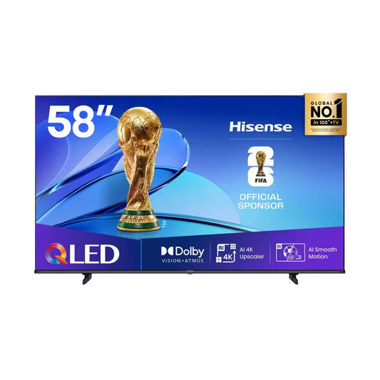 Hisense 58Q6Q | 58″ QLED 4K 60Hz VIDAA Smart TV