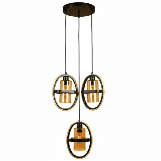 Triple Pendant Chandelier