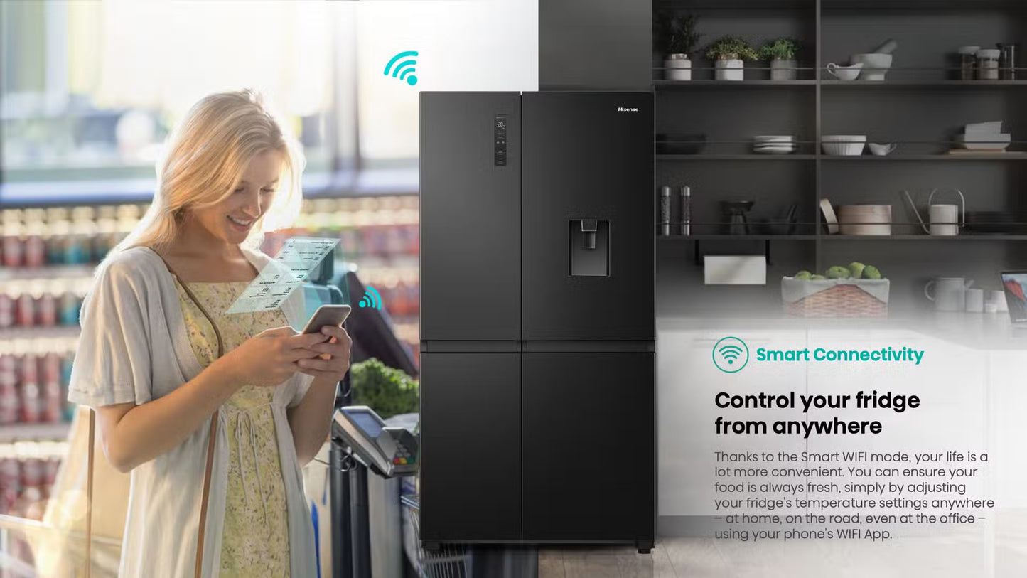 Hisense H800SB-WD | (Side By Side) Refrigerator smart fridge