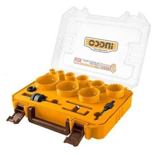 INGCO Professional 18-Piece Plumber & Electrician Bi-Metal Hole Saw Set (AKH0021)