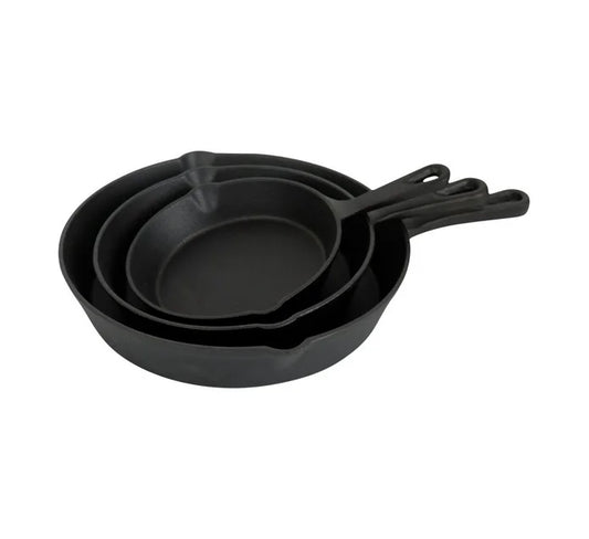 Camp Master Cast Iron Pan Set