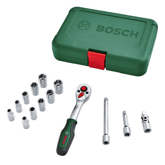 Bosch 14 Piece 1/4” Socket Set