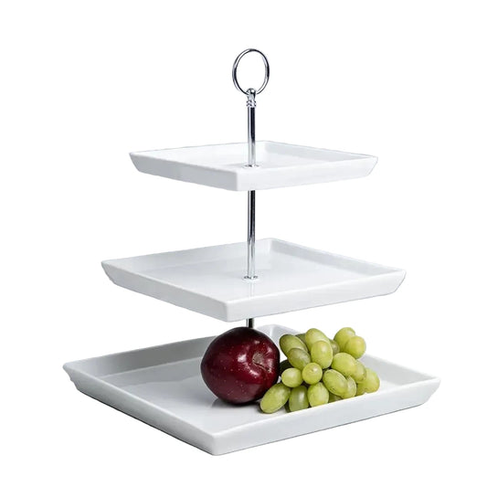 3 Tier Ceramic Serving Stand