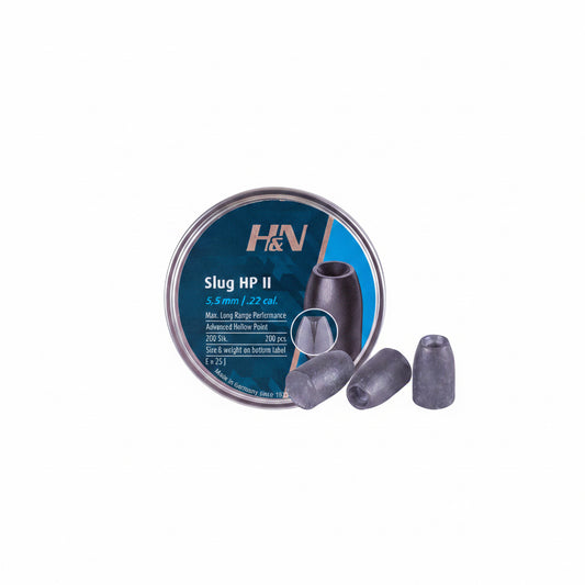 H&N Slug HP II .218 Airgun Slugs (30 Grain / 200 Count)