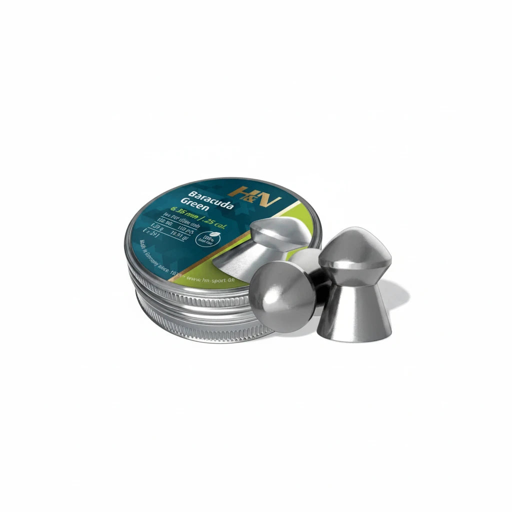H&N Baracuda 6.35 mm Airgun Pellets (30.86 Grain / 150 Count)