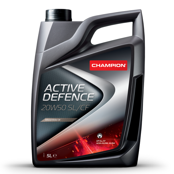 Champion Active Defense 20W-50 SL/CF Mineral Engine Oil 5L