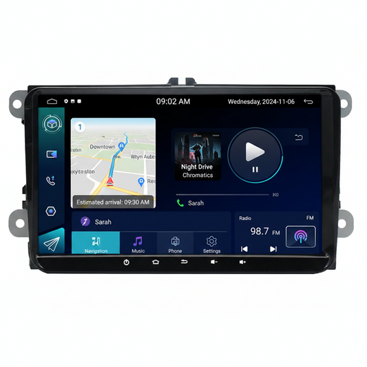 VW Golf 5 Android Radio with Center piece and Wiring Harness