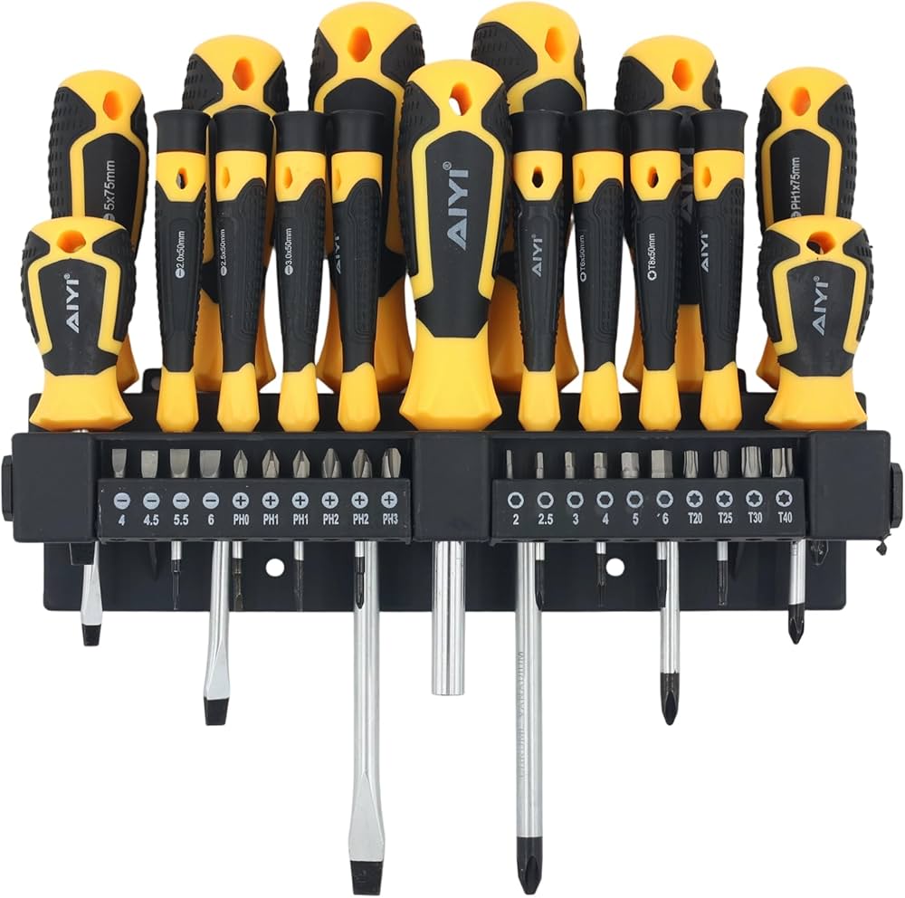 AIYI 37 Piece Screwdriver and Bit Set