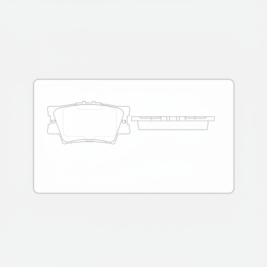 2006 Toyota Camry/RAV4 Rear Brake Pads
