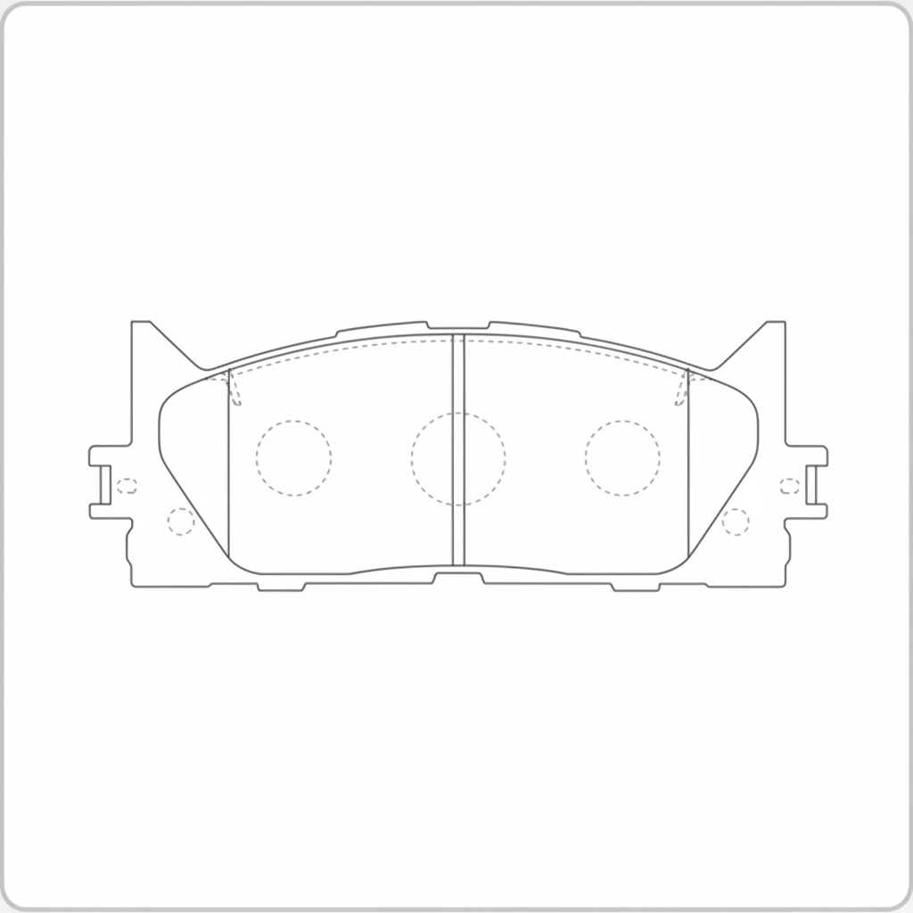 2006-2012 Toyota Camry Front Brake Pads