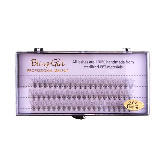Bling Girl - fluffy cluster lashes 14mm