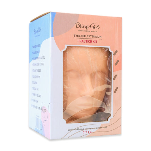 Bling Girl Eyelash Extension and make up Practice Kit