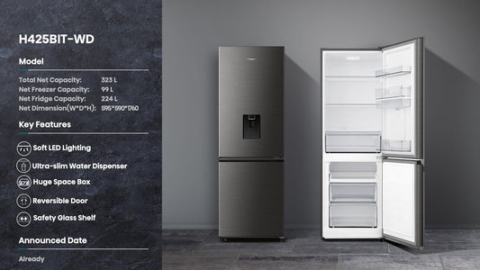 Hisense H425BIT-WD Fridge/Freezer