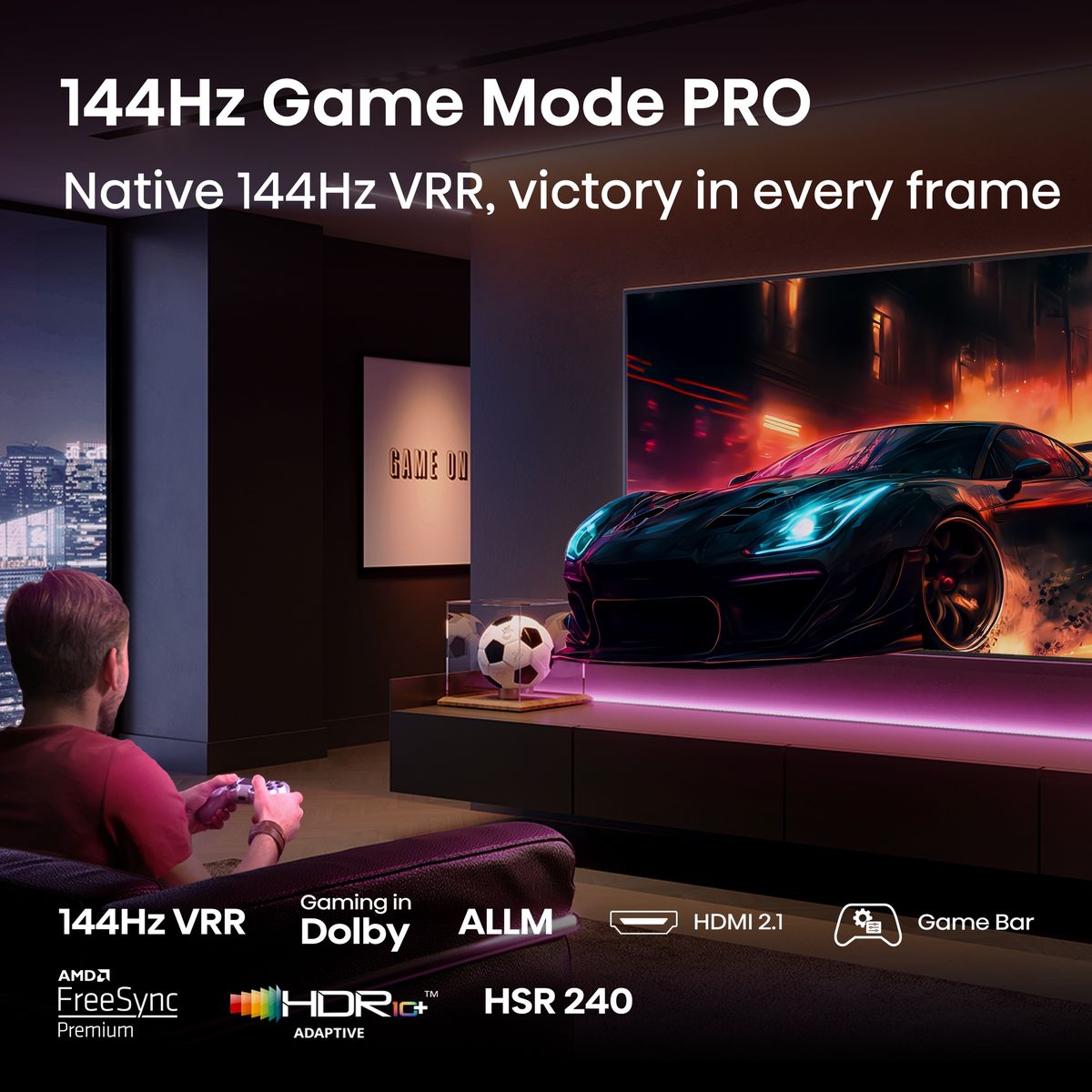 Hisense 55U6Q Pro | 55″ MINI LED Smart TV