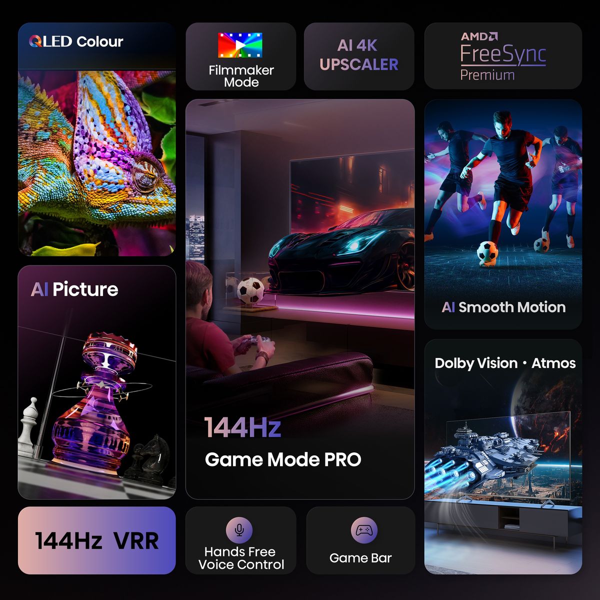 Hisense 55U6Q Pro | 55″ MINI LED Smart TV