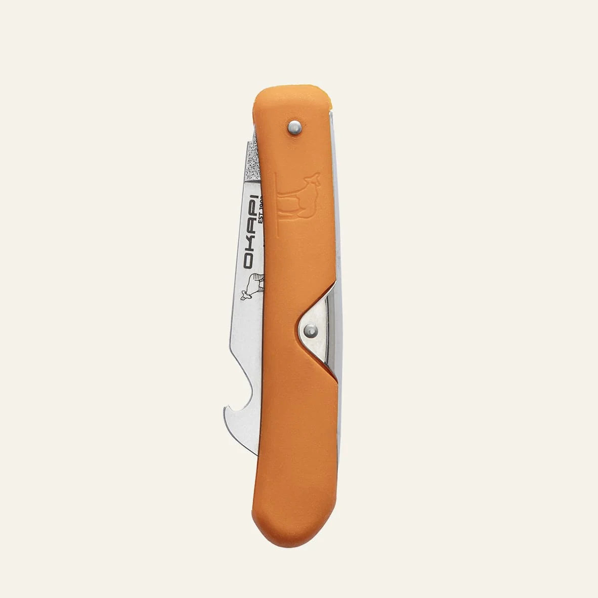 Okapi Biltong & Beer Folding Knife (Okapi Orange GFN Handle)