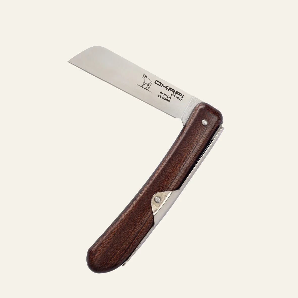 Okapi Biltong Folding Knife (Wood Handle) Okapi Biltong Folding Knife (Wood Handle)