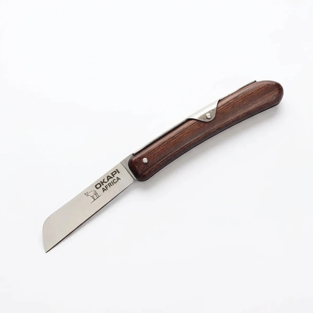 Okapi Biltong Folding Knife (Wood Handle) Okapi Biltong Folding Knife (Wood Handle)