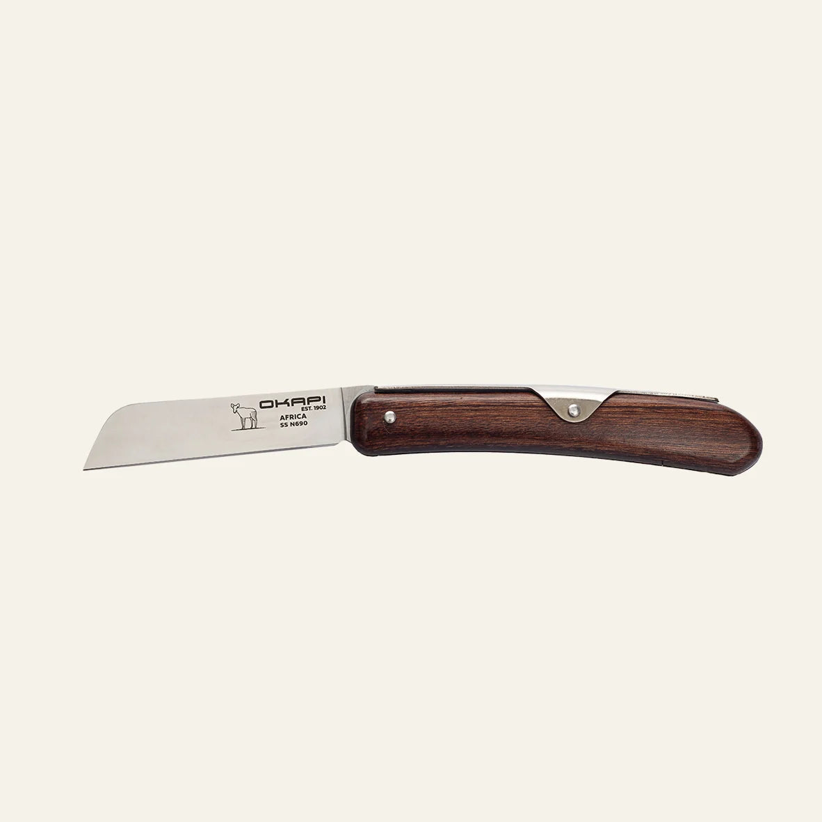 Okapi Biltong Folding Knife (Wood Handle) Okapi Biltong Folding Knife (Wood Handle)