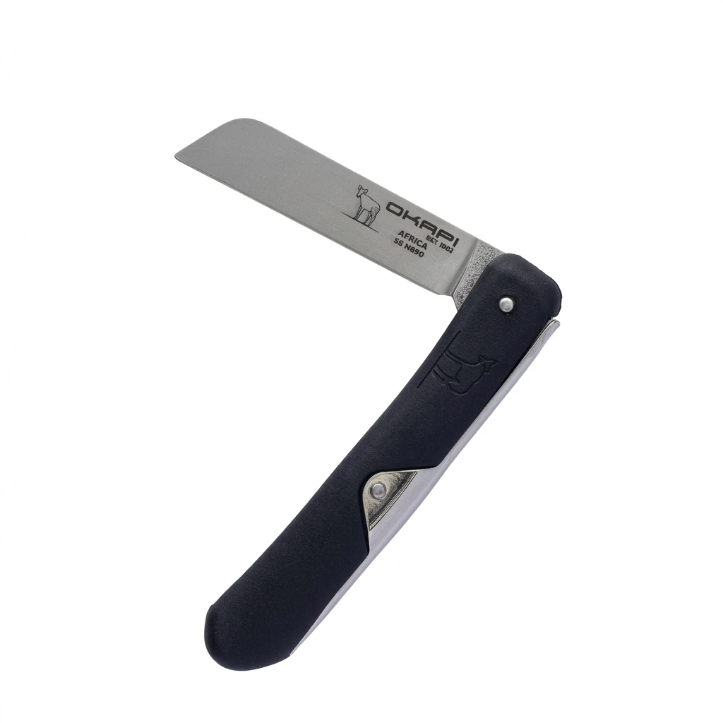 Okapi Biltong Folding Knife (Tactical Black GFN Handle) Okapi Biltong Folding Knife (Tactical Black GFN Handle)