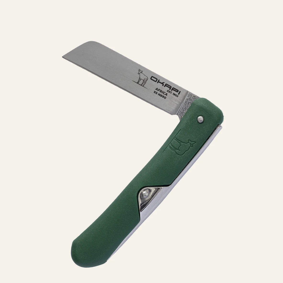 Okapi Biltong Folding Knife (Forest Green GFN Handle)