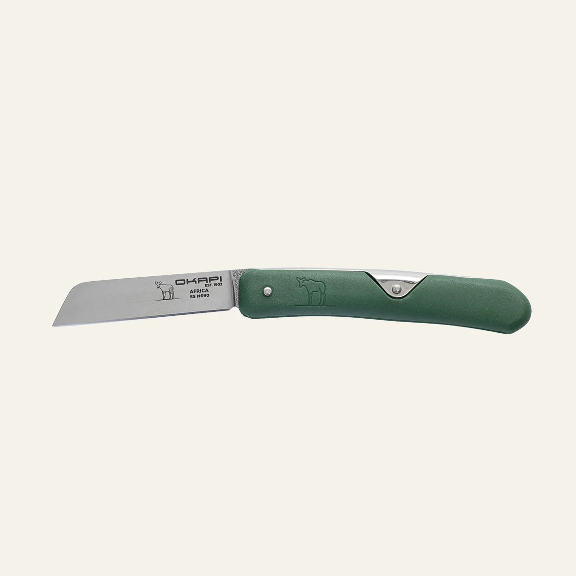 Okapi Biltong Folding Knife (Forest Green GFN Handle)
